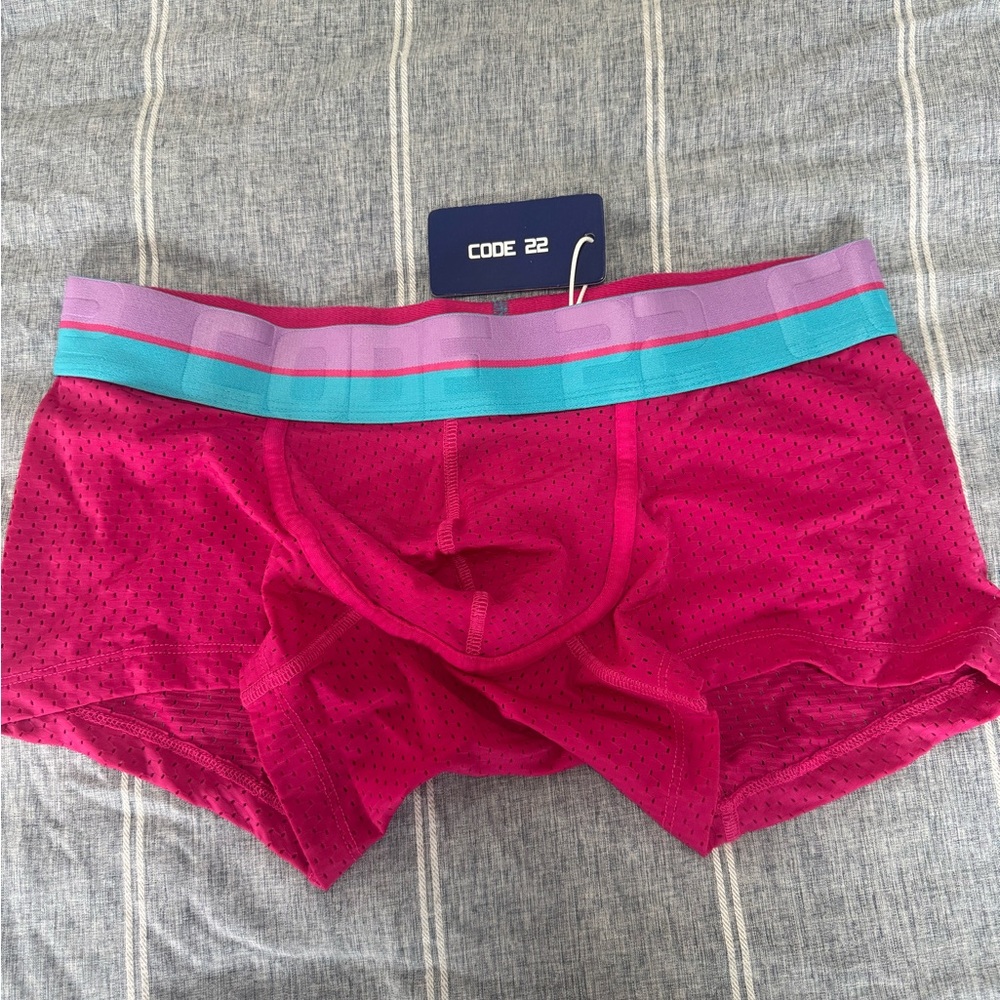 Code 22 Pink Boxer Briefs